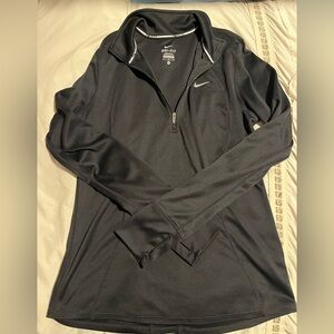 Nike‎ dry fit Swoosh size medium running jacket women warm up black